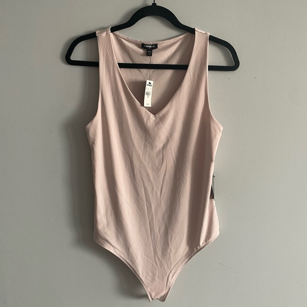 Express - Thong V-Neck Bodysuit